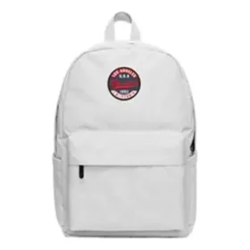 Mochila informal de gran capacidad «Blanco Rojo»
