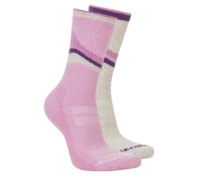 Pack de 2 pares de calcetines cortos de trail para mujer