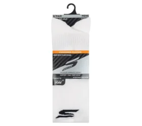 Pack de 2 pares de calcetines de fútbol de alto rendimiento para hombre por encima de la rodilla