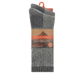 Pack de 2 pares de calcetines de lana de caña media para hombre