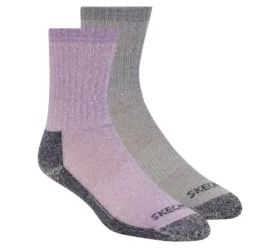 Pack de 2 pares de calcetines de lana para mujer
