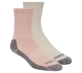 Pack de 2 pares de calcetines de lana para mujer