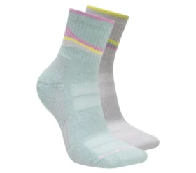 Pack de 2 pares de calcetines Trail Quarter para mujer