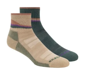 Pack de 2 pares de calcetines Trail Quarter para mujer