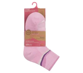 Pack de 2 pares de calcetines Trail Quarter para mujer