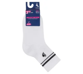 Pack de 3 pares de calcetines bajos acanalados para niña