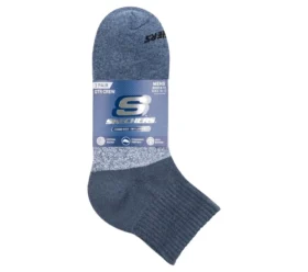 Pack de 3 pares de calcetines cortos con bloques de color para hombre