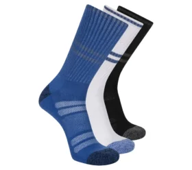 Pack de 3 pares de calcetines cortos reflectantes de rendimiento para hombre
