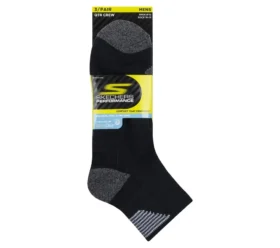 Pack de 3 pares de calcetines de media caña de rizo medio para hombre