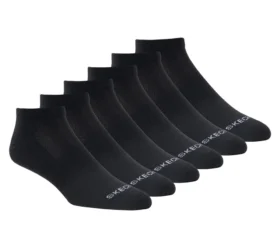 Pack de 6 pares de calcetines bajos con rayas deportivas para mujer