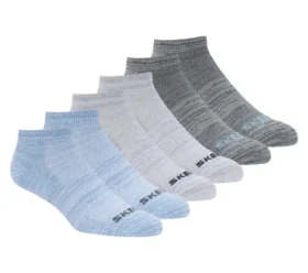 Pack de 6 pares de calcetines bajos sin rizo