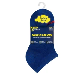 Pack de 6 pares de calcetines bajos sin rizo