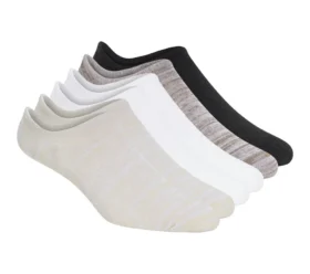 Pack de 6 pares de calcetines interiores para zapatillas de hombre