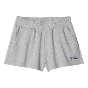 Pantalón corto con logo estampado «Gris verde»