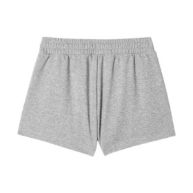 Pantalón corto con logo estampado «Gris verde»