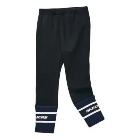 Pantalones ajustados de felpa con cordón «Negro Blanco»