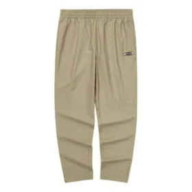 Pantalones casuales de talle medio y corte recto «Beige»