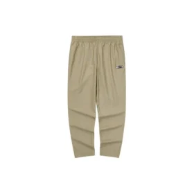 Pantalones casuales de talle medio y corte recto «Beige»