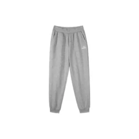 Pantalones casuales holgados y cónicos con letras estampadas «Negro Gris Blanco»