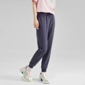 Pantalones de punto con cordón de la serie Casual Colorful «Negro»