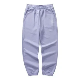 Pantalones deportivos de punto con logo estampado en la cintura «Purple»