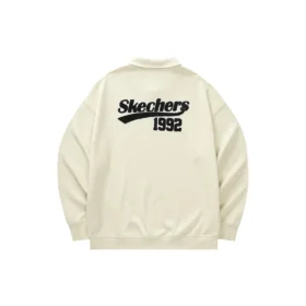 Polo de manga larga de punto Skechers x Hilarious Monster «Beige Black»