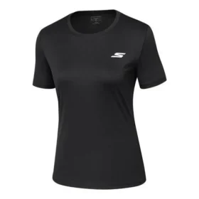Running Knit Manga corta Negro