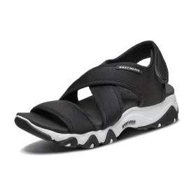 Sandalias D’ Lites Negro/Blanco