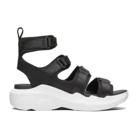 Sandalias de caña alta Dlt-A Negro/Blanco