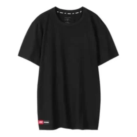 Skechers de manga corta para hombre, negro