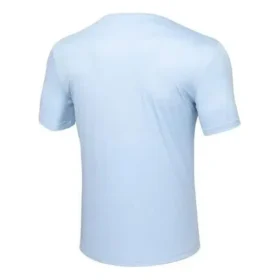 Skechers para hombre, entrenamiento, running, deporte, tejido de punto, manga corta, azul
