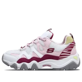 Skechers x One Piece D’ Lites 2.0 «Blanco, rosa y rojo»