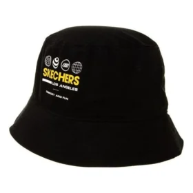 Sombrero de pescador con logotipo estampado «Negro Amarillo»
