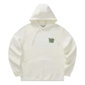 Sudadera con capucha estampada «Blanco Verde»