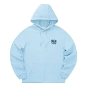 Sudadera con capucha estampada «Blue Black»