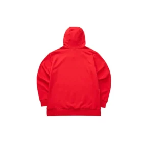 Sudadera con capucha forrada de felpa y estampado de dibujos animados «Rojo Gris Azul marino»
