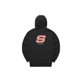 Sudadera con capucha informal con logo «Black Pink»