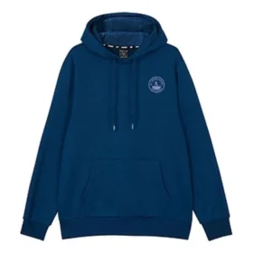 Sudadera con capucha y estampado «Azul, negro y blanco»