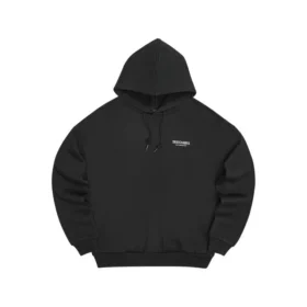 Sudadera con capucha y logo estampado «Negro Blanco»