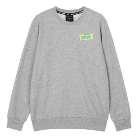 Sudadera con cuello redondo y logo estampado «Grey White Black Blue»