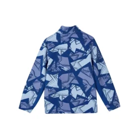 Sudadera con media cremallera y estampado completo de la serie Sports Leisure «Azul»