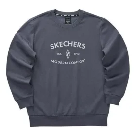 Sudadera informal con letras impresas de la serie Diamond «Gris-Blanco»