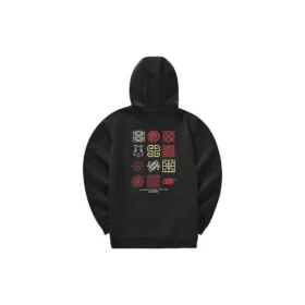 Sudaderas con capucha con el logotipo de CNY impreso «Negro»