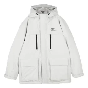 Waterproof jacket with hood from the Lifestyle series «White Black»