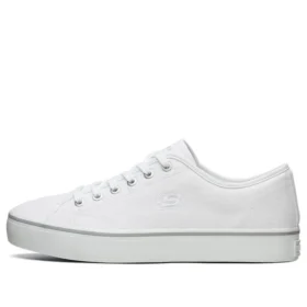 Zapatillas bajas con suela de copa, color blanco