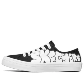Zapatillas bajas Jeremyville x Skechers V»Lites Negro/Blanco