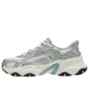 Zapatillas chunky «Blanco, plateado y verde»