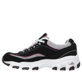 Zapatos D’ Lites de caña baja para papá Negro/Rosa