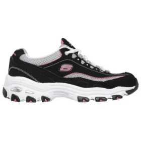 Zapatos D’ Lites de caña baja para papá Negro/Rosa