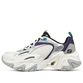 Zapatos D’ Lites Stamina «Blanco, Plata y Morado»
